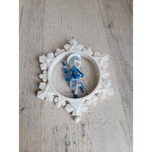 Hallmark snow mister‎ spinning snowflake glitter ornament Xmas